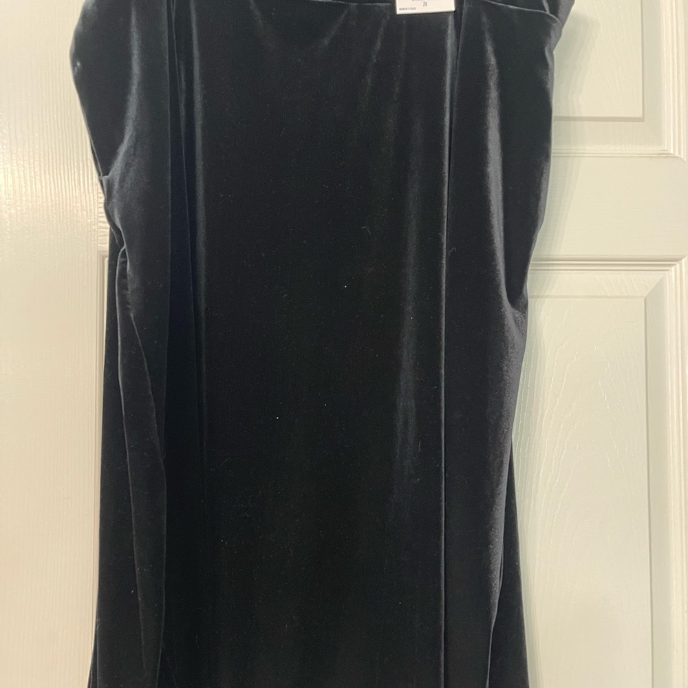 Elegant Black Velvet Dress with pockets💗